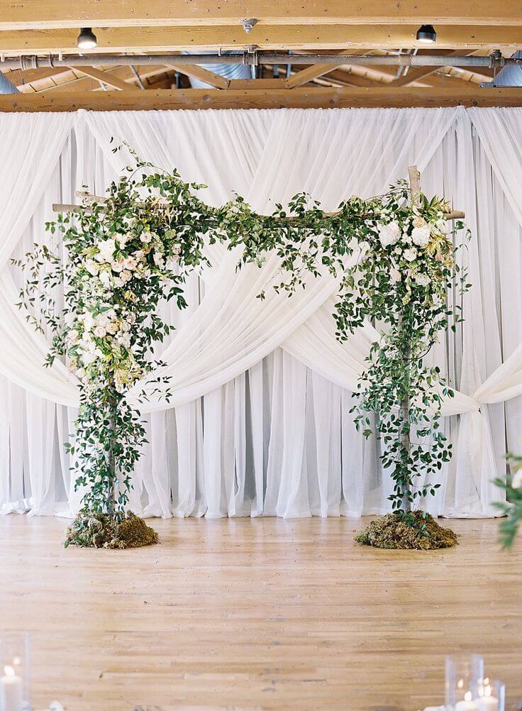 32+ Unique and Breathtaking Wedding Backdrop Ideas CueThat