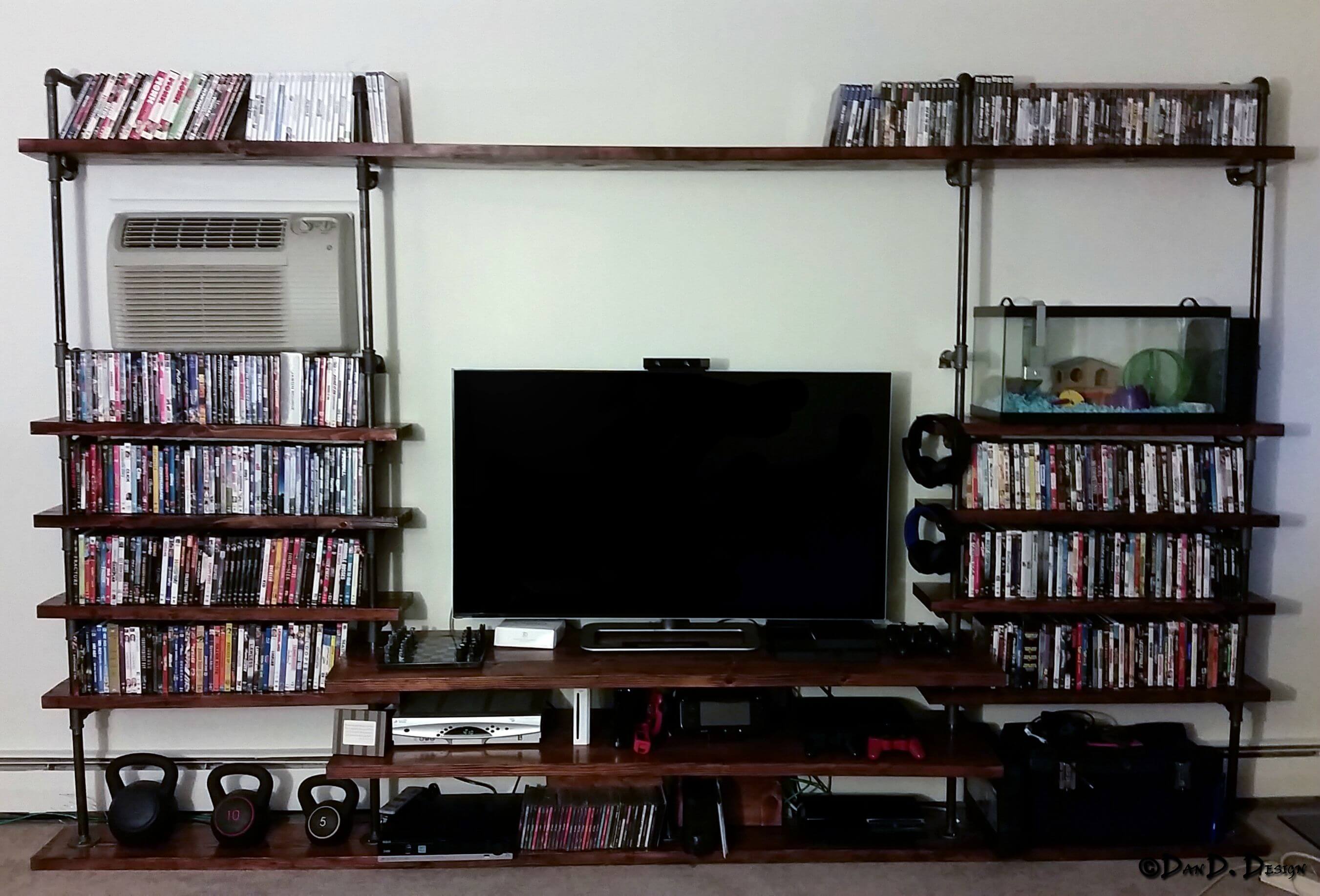 dvd storage ideas for small spaces
