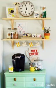 Colorful Coffee Station