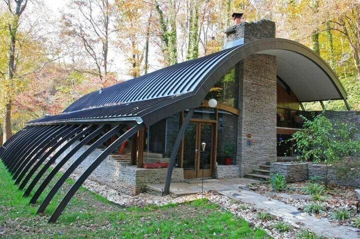The contemporary Quonset hut home