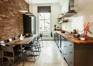 Small kitchen Industrial Chic