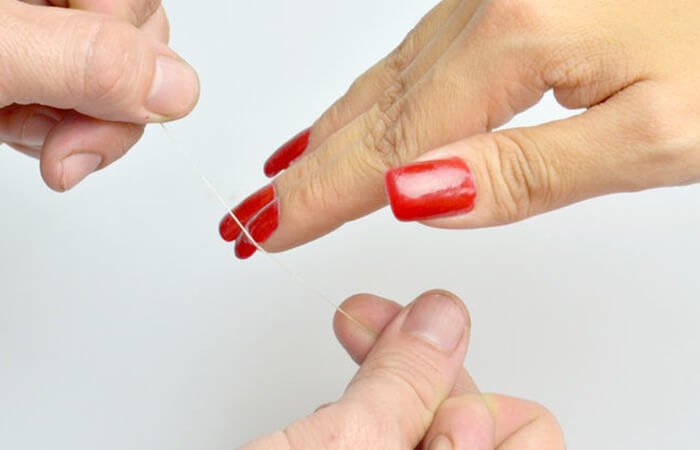 Remove acrylic nails at home