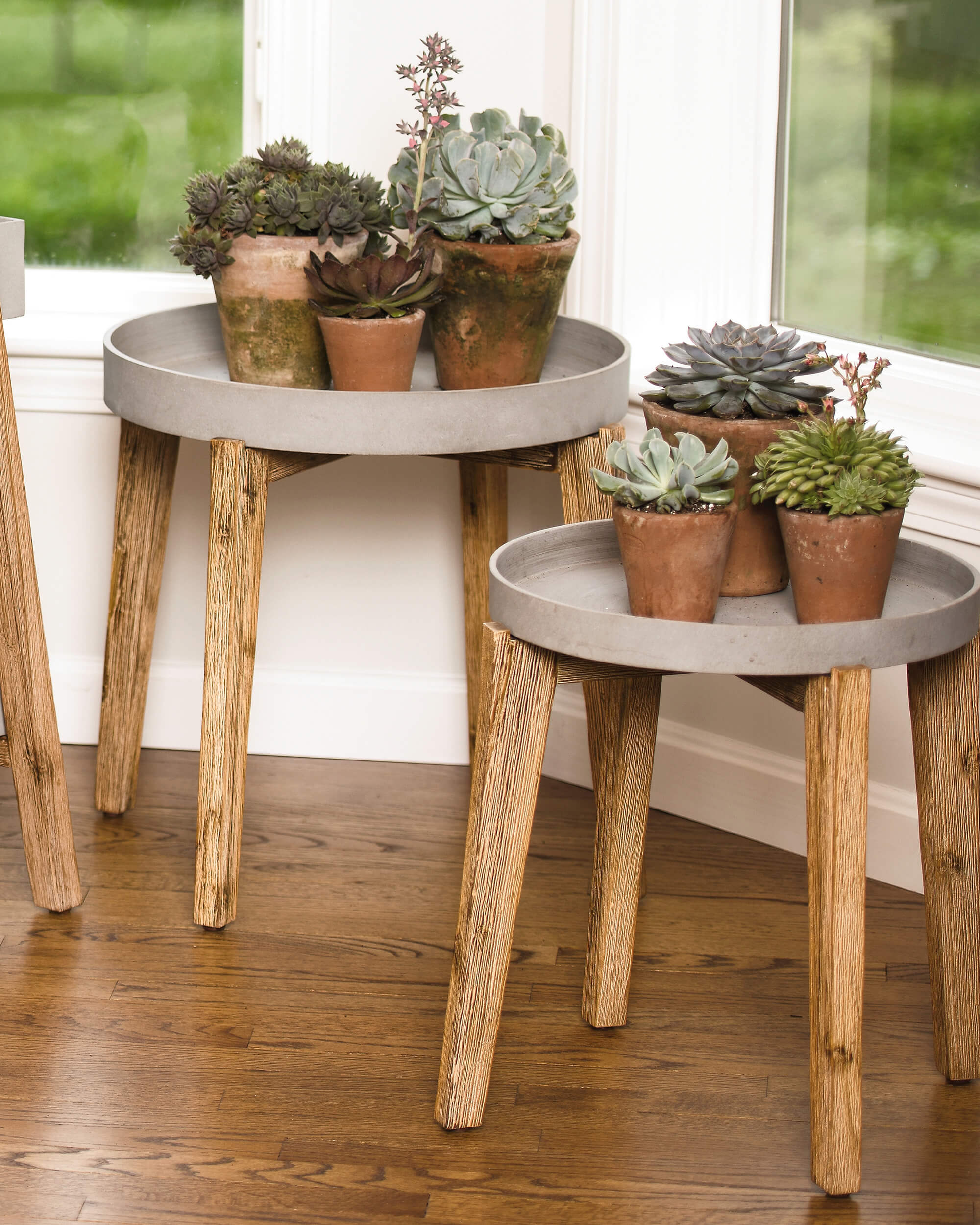plant stand planter wooden tables round table stands garden plants wood terra gardeners tray standing diy choose homemydesign indoors stylish