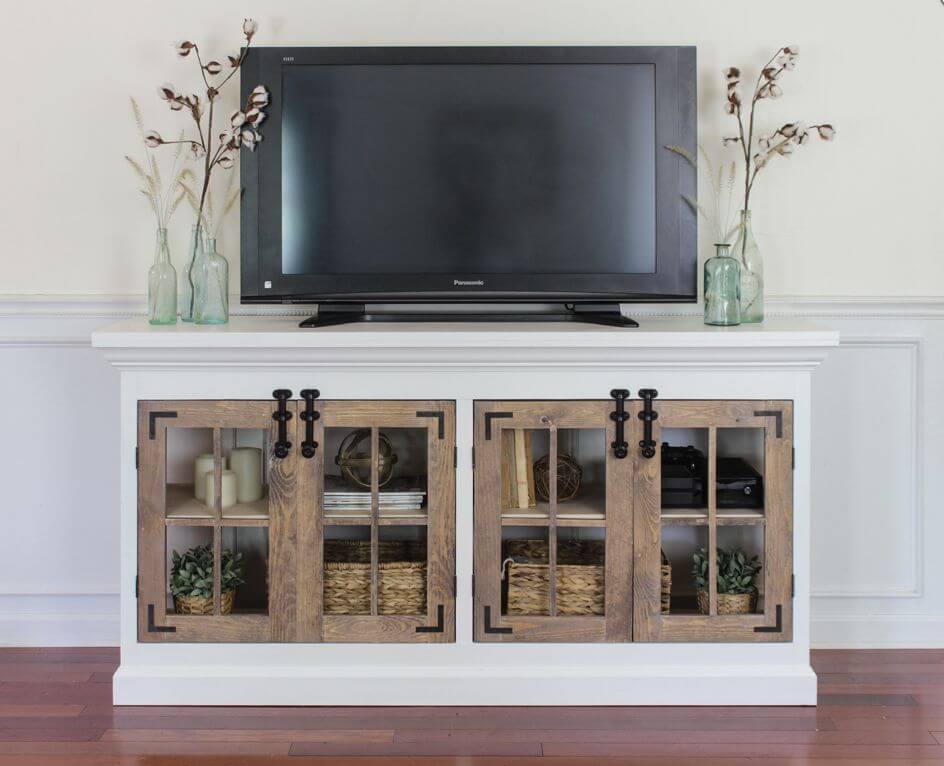 13 Free DIY TV Stand Plans You Can Build Right Now