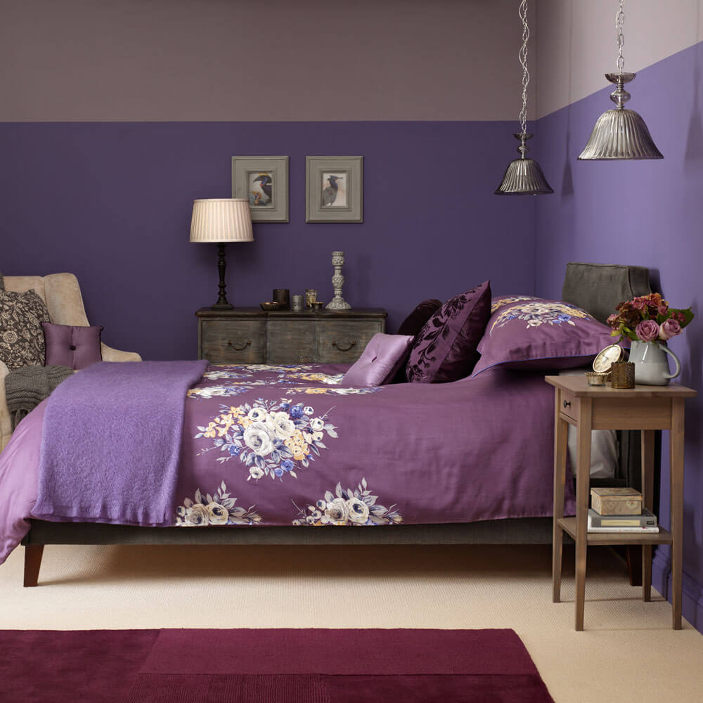 25 Best inspirational Purple Bedroom Design & ideas