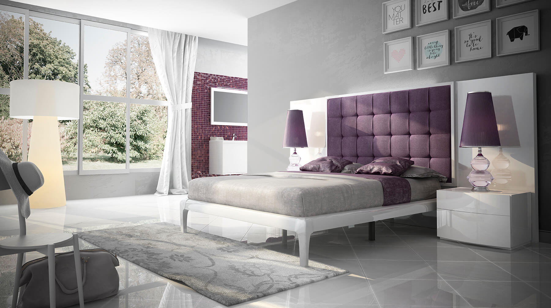 luxury-purple-headboard-bed-with-white-frame-and-two-nightstands-franco-co34