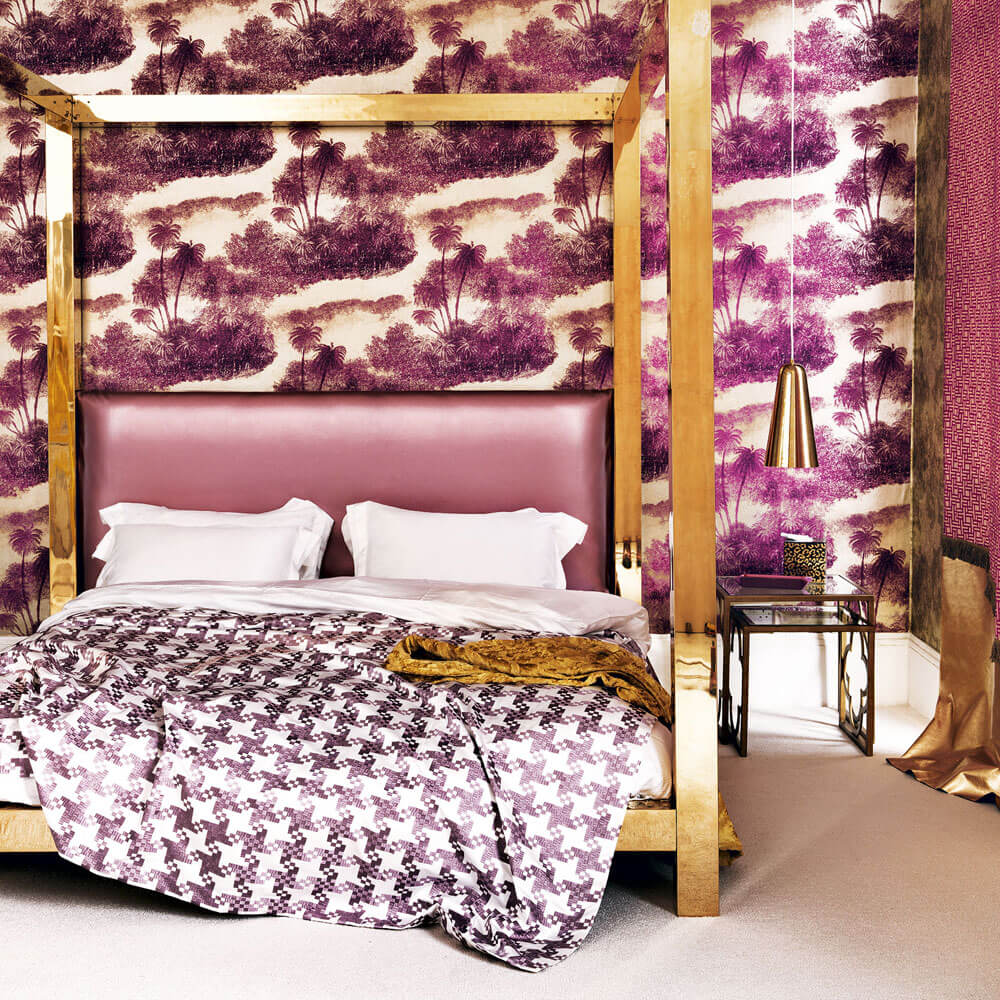 purple-bedroom-design-with-pattern