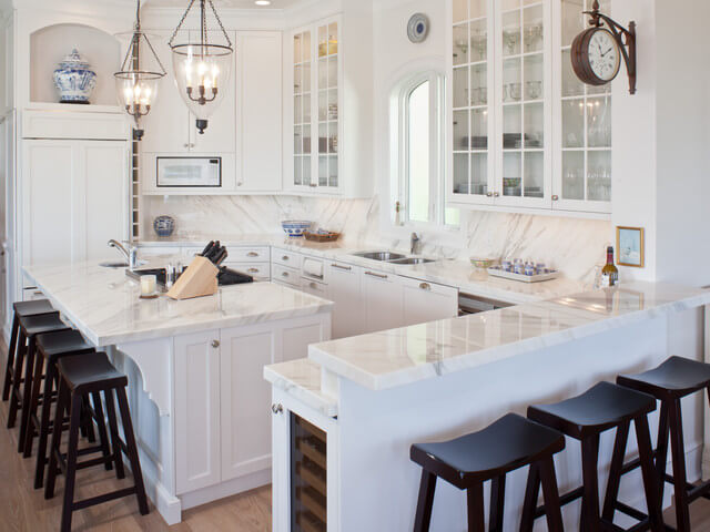 Beautiful White Kitchen Cabinets