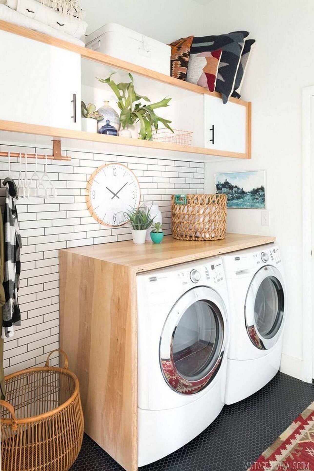 Install More Counter Space laundry room CueThat