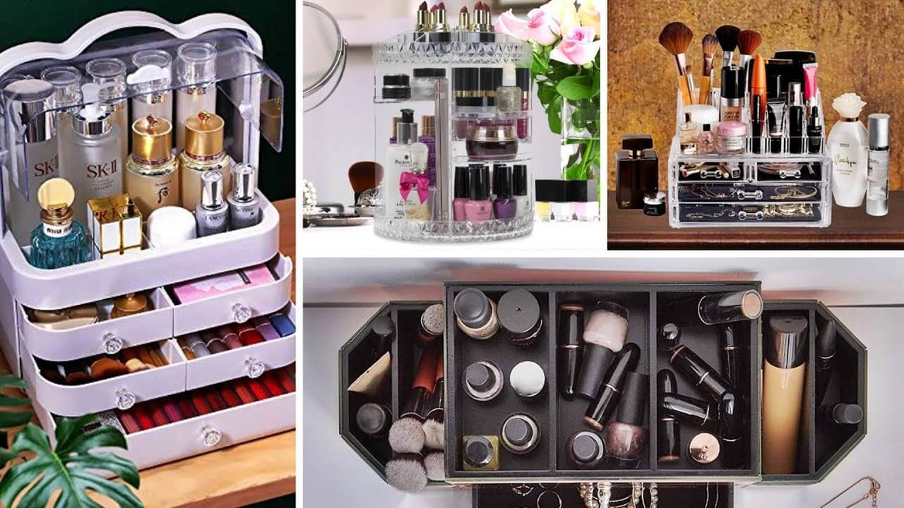ideas for makeup storage