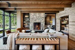 Rustic interior design characteristics