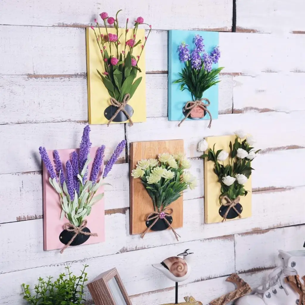 Decorate Your Walls with Wall-Mounted Flowers