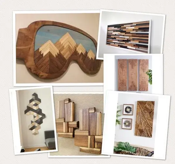 Decorate with a Wooden Art Piece