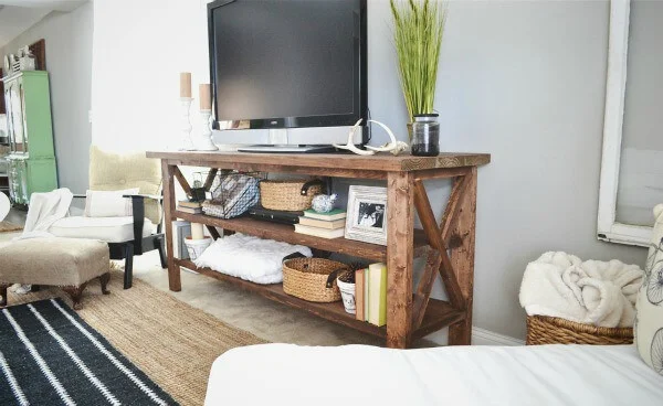 diy apartment entertainment center