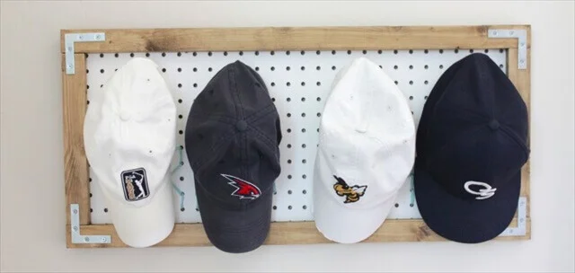 Pegboard Hat Hooks ideas