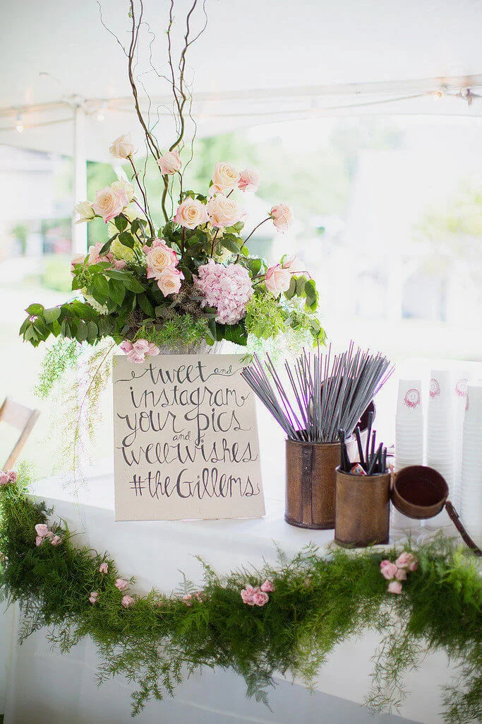 how to make a backdrop for wedding reception