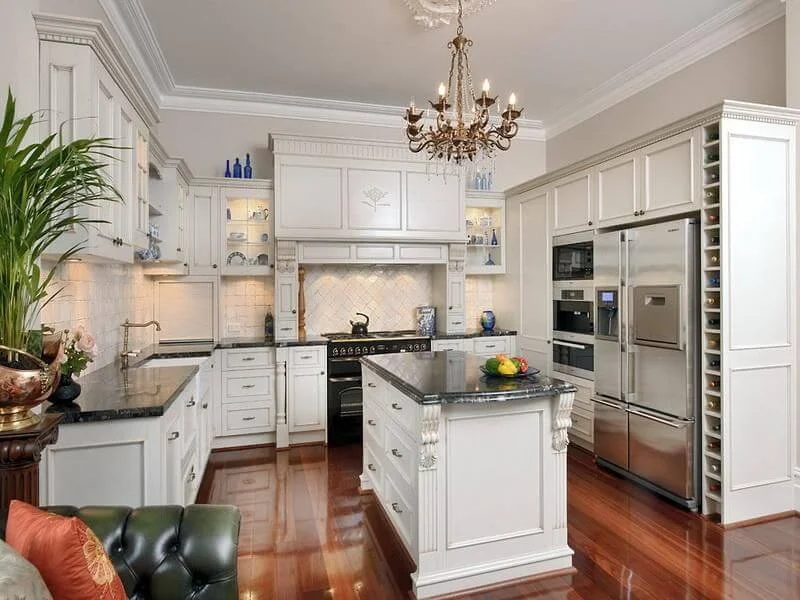 Beautiful White Country Kitchen