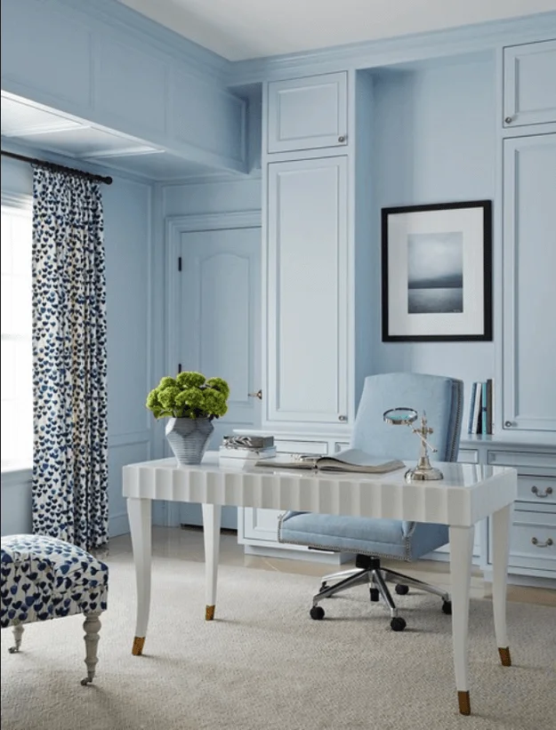 elegant with blue color