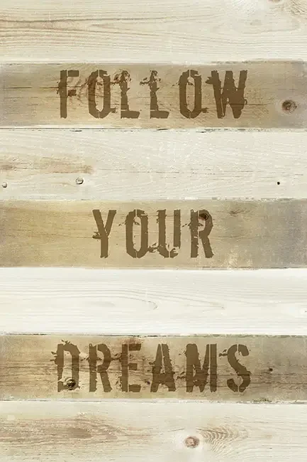 Mount a Motivational Wooden Poster 